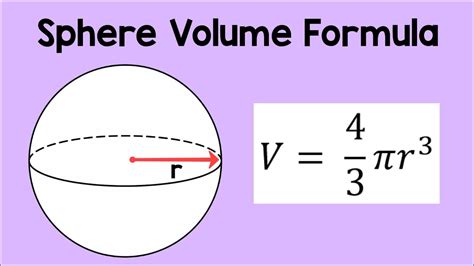 How To Find The Volume Of A Sphere In 4 Easy Steps | Mathcation